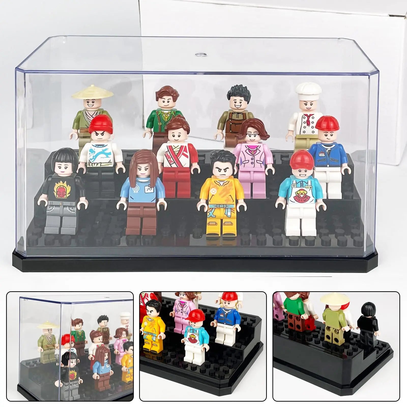 ELMAS Acrylic Minifigures Display Case for Lego Storage - Al Masam Stationery LLC