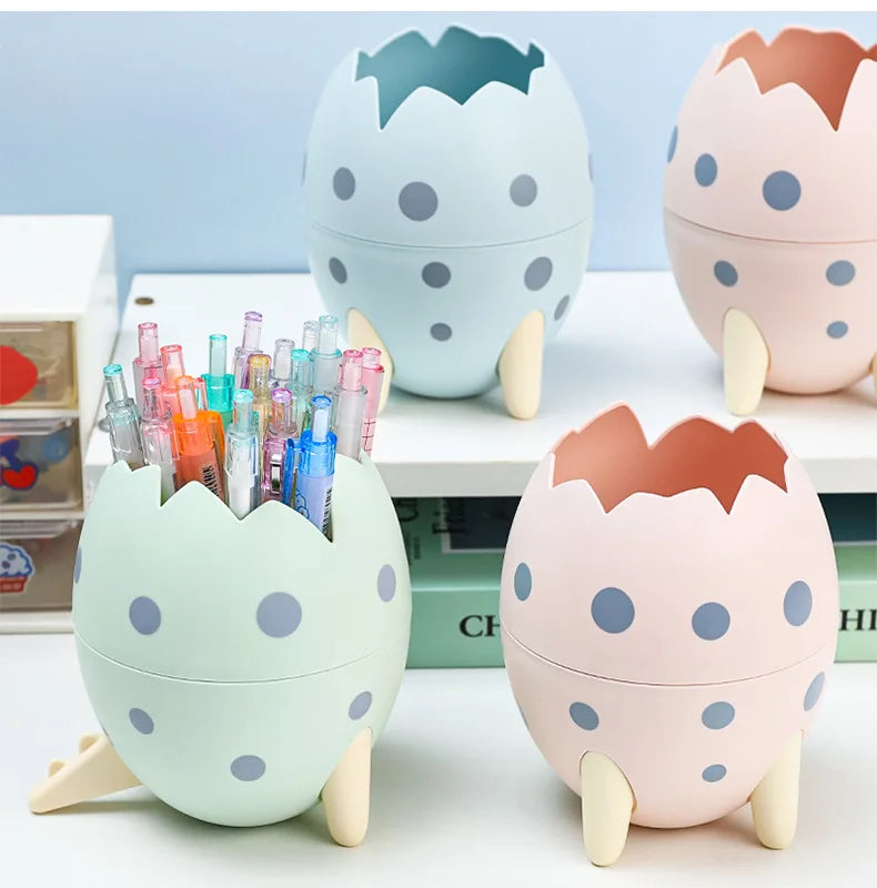 ELMAS Fun Dinosaur Egg Pen Holder & Organizer - Al Masam Stationery LLC