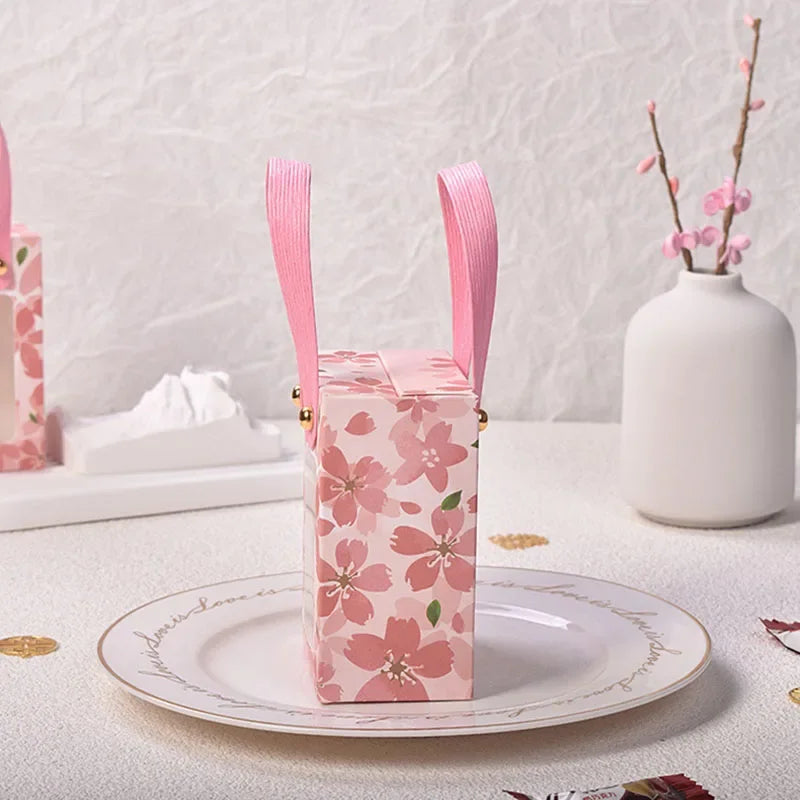 ELMAS Pink Cherry Blossom Candy Gift Boxes 10-100Pcs - Al Masam Stationery LLC