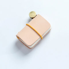 ELMAS Retro Cowhide Mini Notebook Pendant for Gifts