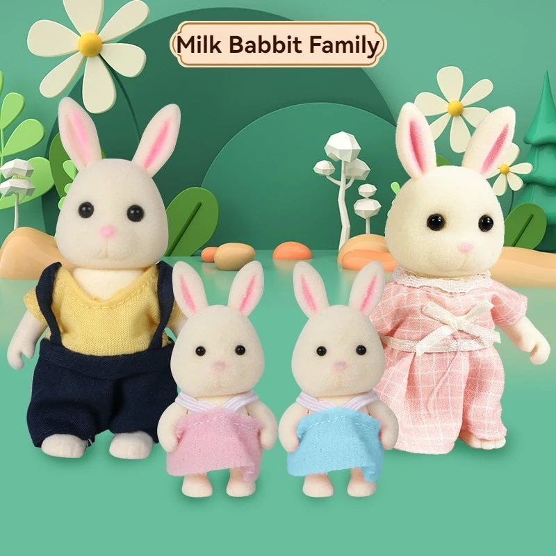 ELMAS Enchanted Forest Animal Family Dollhouse Set - Al Masam Stationery LLC