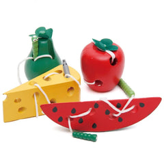 ELMAS Montessori Shape Sorter Carrot Harvest Game Toys