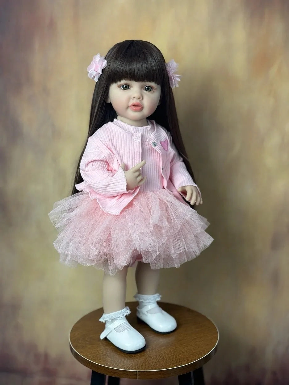 ELMAS 22-Inch Lifelike Reborn Baby Girl Doll - Perfect Gift! - Al Masam Stationery LLC