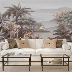 ELMAS Custom Southeast Asian Rainforest Mural Wallpaper - Al Masam Stationery LLC