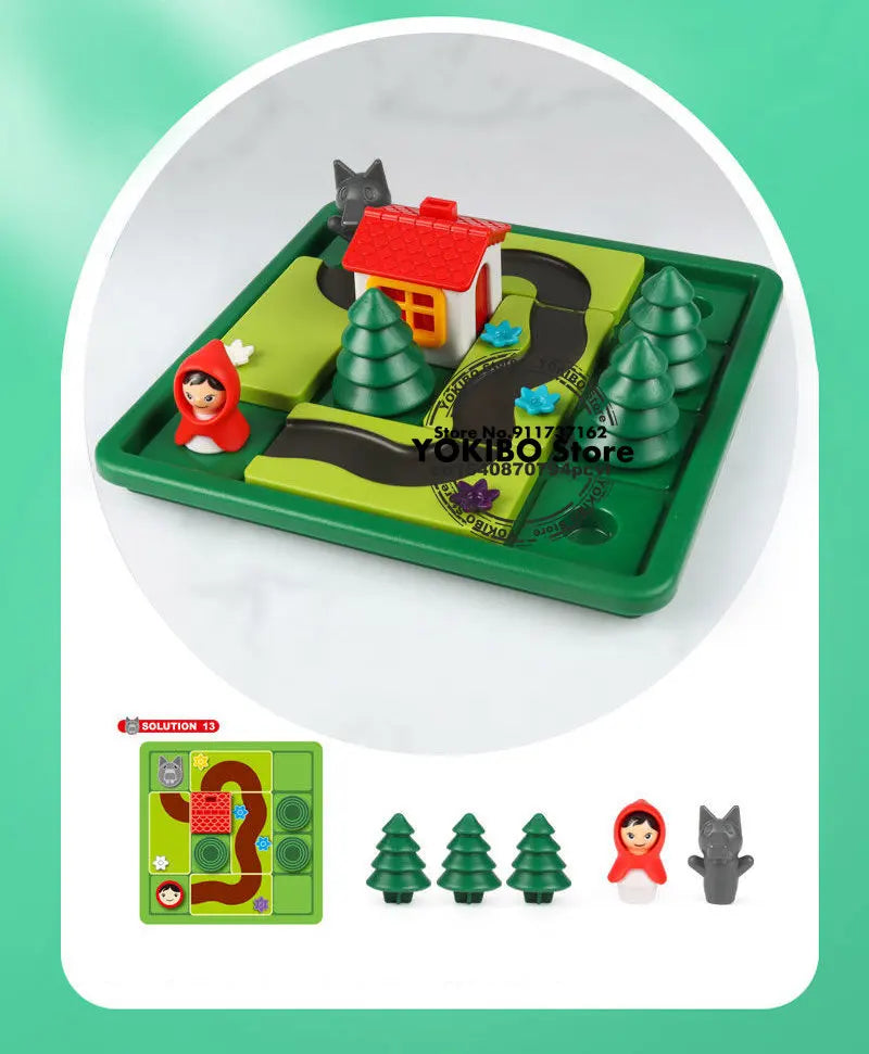 ELMAS Little Red Riding Hood IQ Training Puzzle Game - Al Masam Stationery LLC