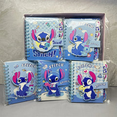 ELMAS Cute Disney Stitch Notebook for School & Office