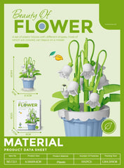 ELMAS DIY Flower Building Blocks - Creative Potted Decor