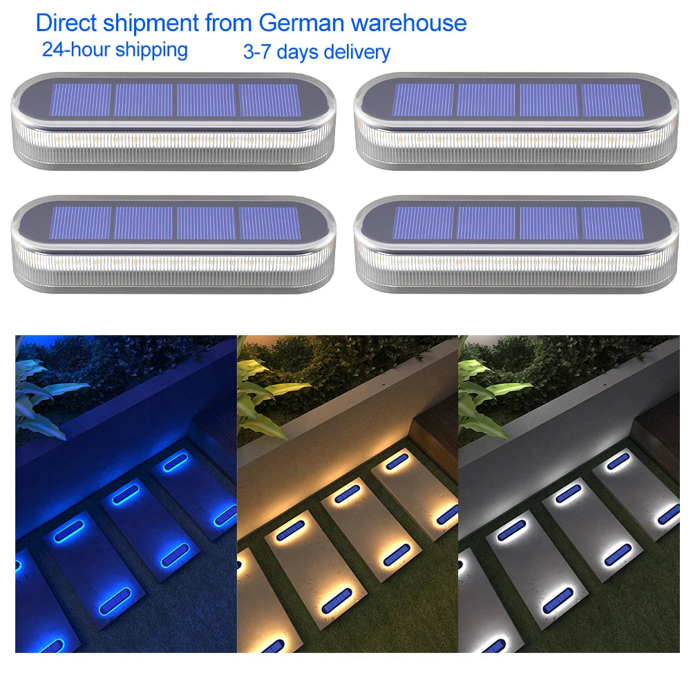ELMAS Solar Stair Lamp - Waterproof LED Deck Light - Al Masam Stationery LLC