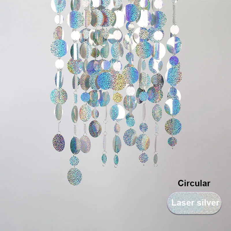 ELMAS Gold Sequins Party Glitter Curtain Backdrop 50/100 Pcs - Al Masam Stationery LLC