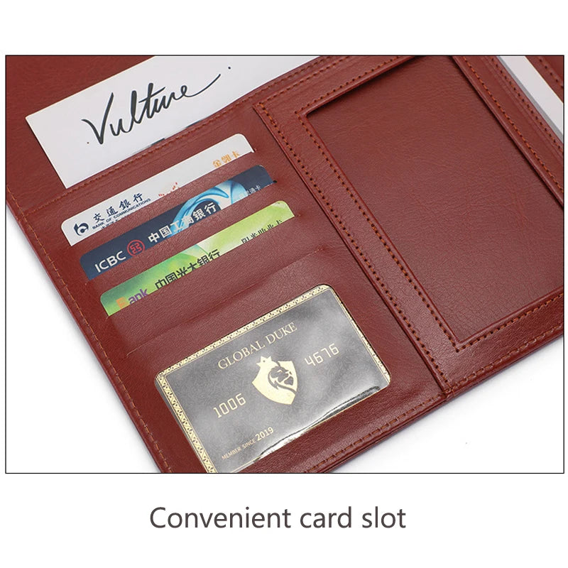 ELMAS Professional PU Leather Portfolio Organizer - Al Masam Stationery LLC