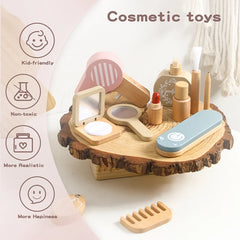 ELMAS Charming Wooden Makeup Set for Kids' Pretend Play - Al Masam Stationery LLC