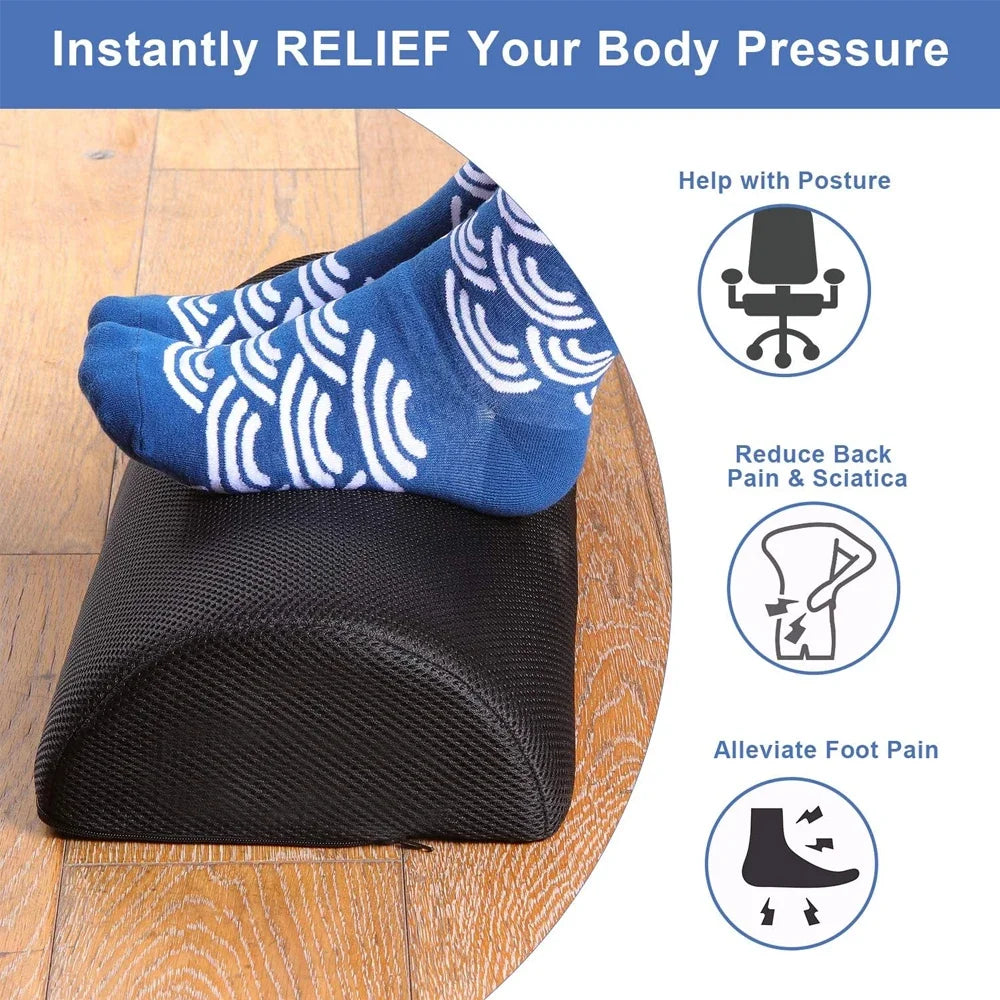 ELMAS Ergonomic Foot Rest for Ultimate Comfort & Support - Al Masam Stationery LLC