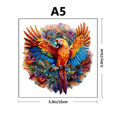 ELMAS Wooden Puzzle Gifts - Cat & Peacock Intelligence Game - Al Masam Stationery LLC