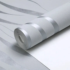 ELMAS Modern Luxury 3D Geometry Wallpaper Silver Grey - Al Masam Stationery LLC