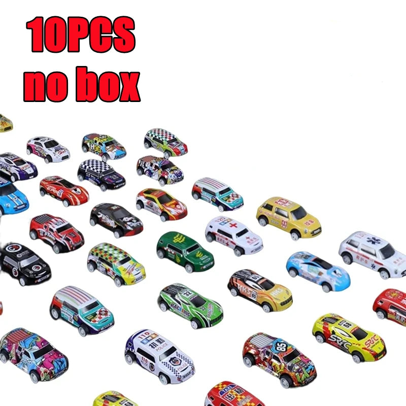 ELMAS New 50-10PCS Mini Alloy Car Set with Storage Box - Al Masam Stationery LLC