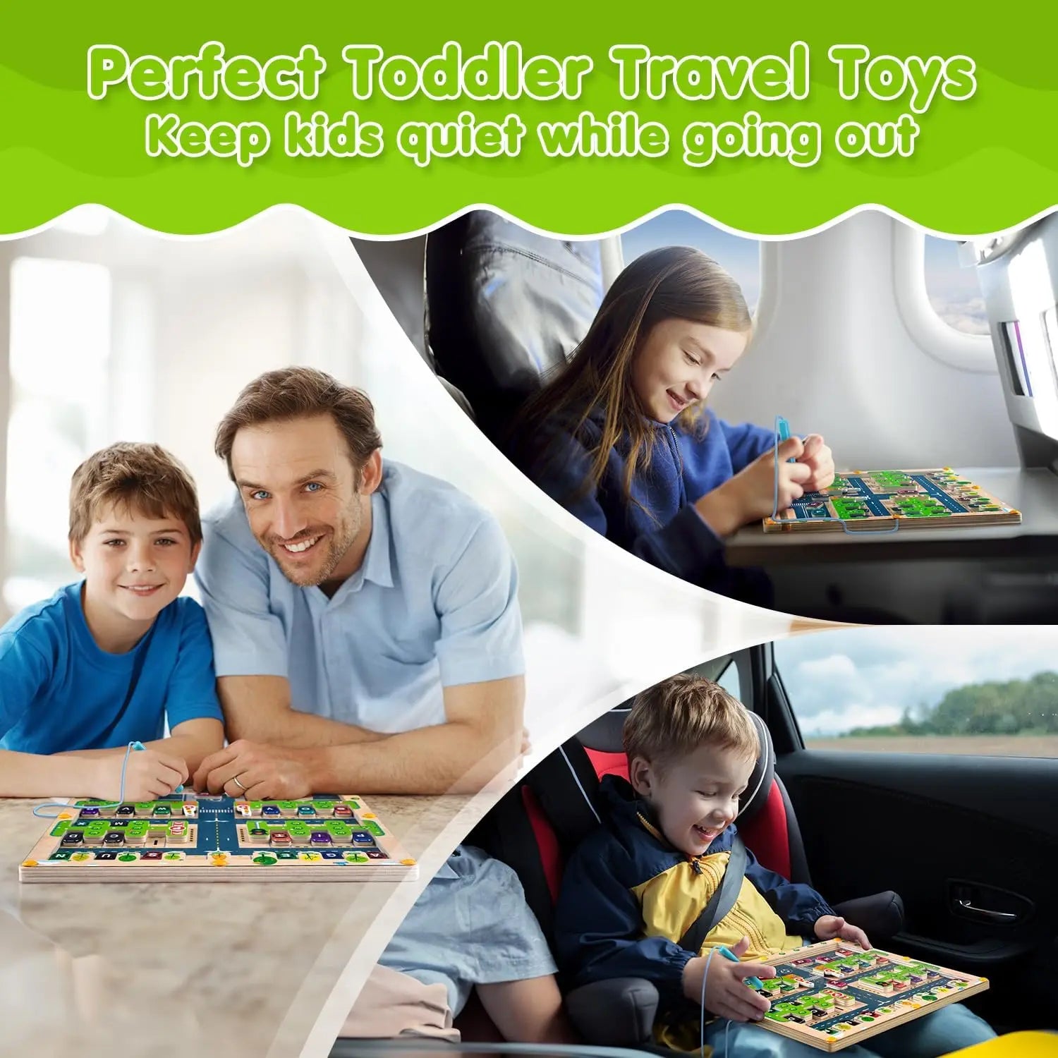 ELMAS Magnetic Alphabet Puzzle for Toddler Learning - Al Masam Stationery LLC