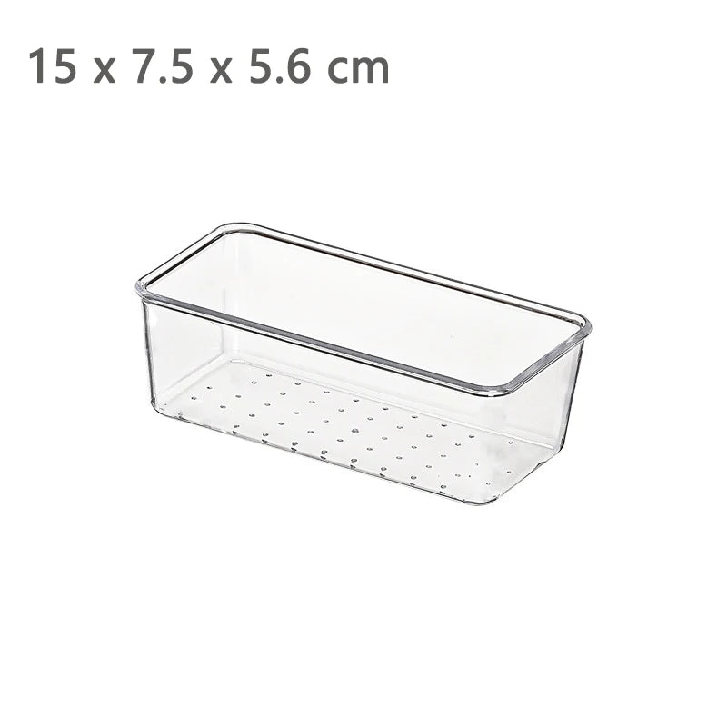 ELMAS Clear Acrylic Makeup Layered Storage Box for Desk - Al Masam Stationery LLC
