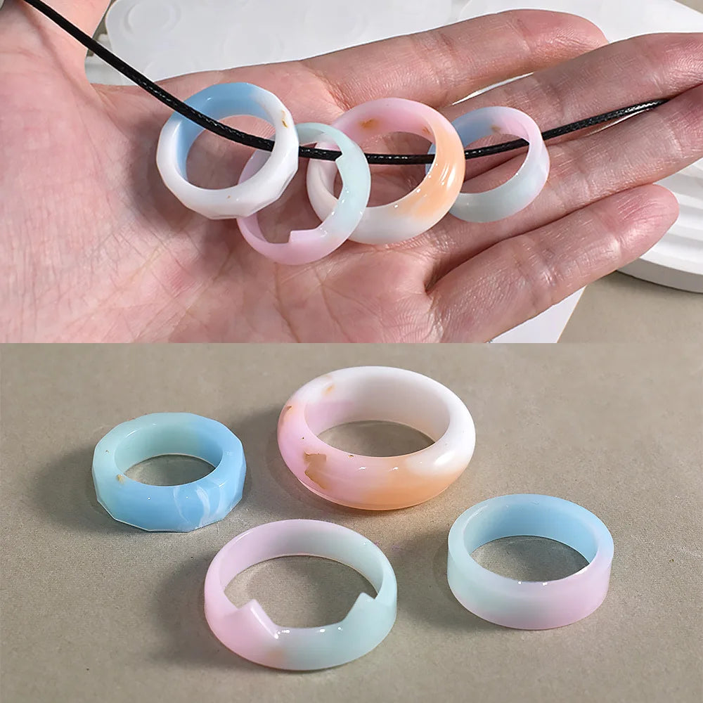 ELMAS DIY Cat Ear Epoxy Resin Ring Mold for Handmade Jewelry - Al Masam Stationery LLC