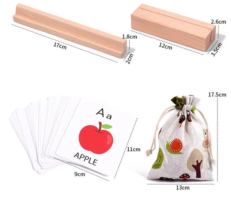 ELMAS Wooden Spelling Word Games for Toddler Learning - Al Masam Stationery LLC