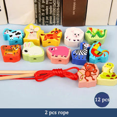 ELMAS Wooden Montessori 4-in-1 Fishing Game Toy Set - Al Masam Stationery LLC