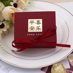 ELMAS Golden Rose Wedding Favors 10-100 Pcs Candy Box - Al Masam Stationery LLC