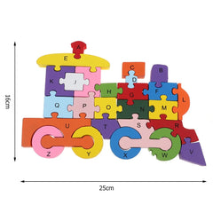 ELMAS Montessori Wooden Puzzle Toy for Kids Learning