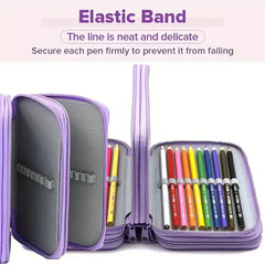 ELMAS Ultimate 72-Hole Multi-Layer Pencil Case