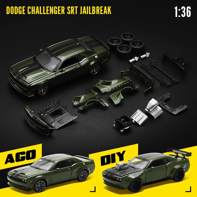 ELMAS CCA MSZ 1:36 Dodge Challenger Toy Car Model - Al Masam Stationery LLC