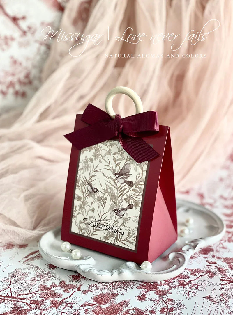 ELMAS Flowers Birds Forest Wedding Candy Box Favors - Al Masam Stationery LLC