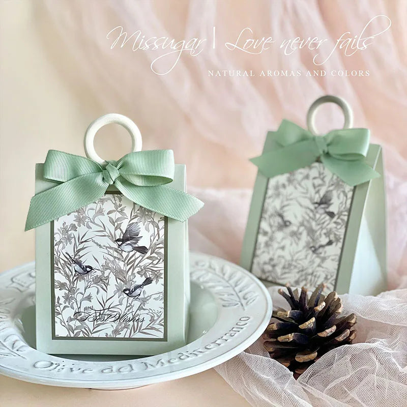 ELMAS Flowers Birds Forest Wedding Candy Box Favors - Al Masam Stationery LLC