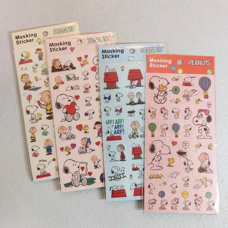 ELMAS Kawaii Snoopy Stickers for Fun Scrapbooking & DIY - Al Masam Stationery LLC