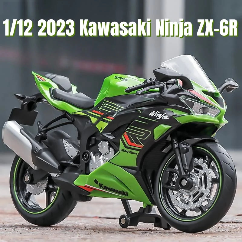 ELMAS 1/12 Kawasaki Ninja ZX-6R Diecast Motorcycle Model - Al Masam Stationery LLC