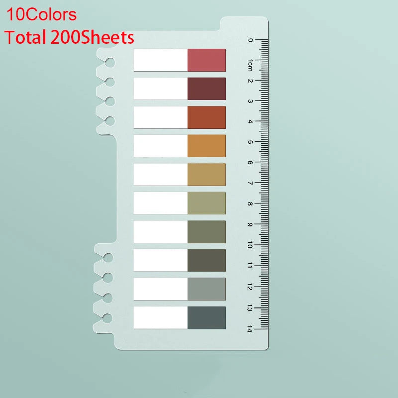 ELMAS Retro Morandi Sticky Notes Notepad School Supplies - Al Masam Stationery LLC