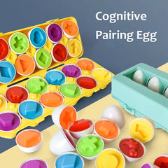 ELMAS Kids Shape Matching Smart Eggs Educational Toy