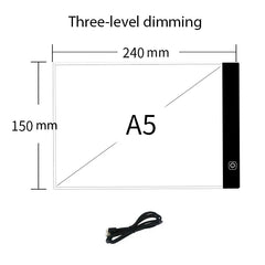 ELMAS Led Drawing Copy Pad Dimmable Animation Toy - Al Masam Stationery LLC