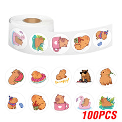 ELMAS Adorable Capybara Cartoon Stickers for Crafts