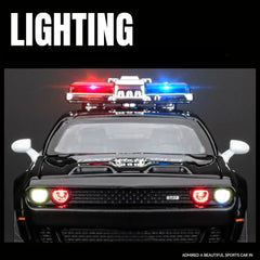 ELMAS 1:32 Scale Police Alloy Car Model with Lights & Sound - Al Masam Stationery LLC