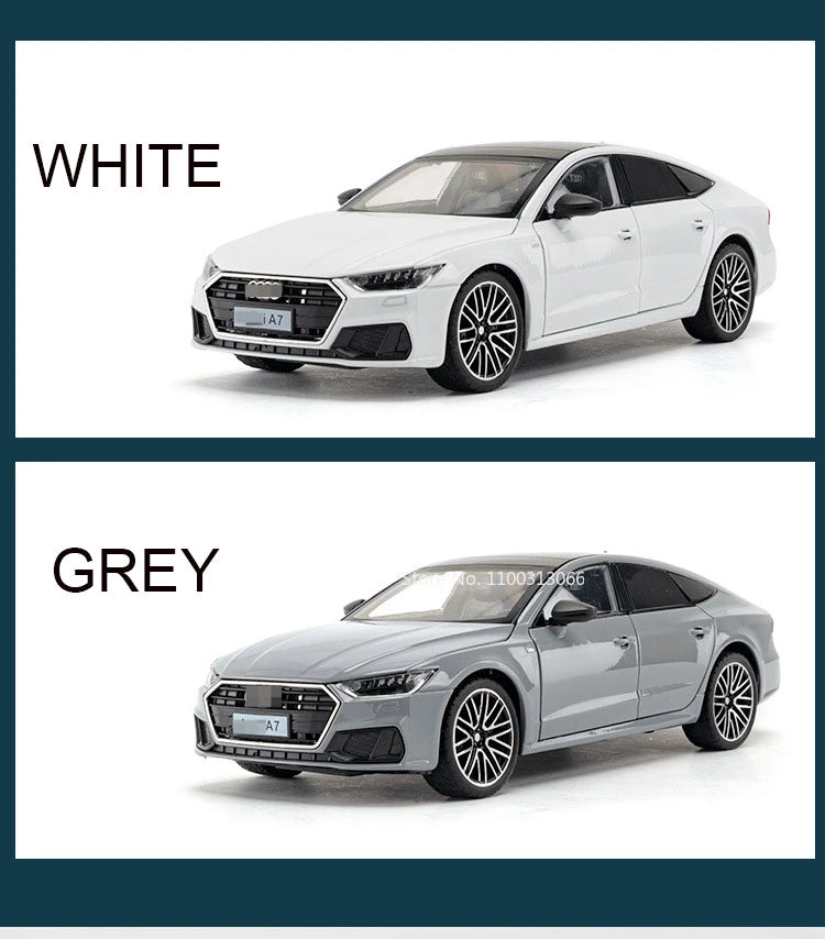 ELMAS 1/24 A7 Alloy Model Car Toys with Light Sound - Al Masam Stationery LLC