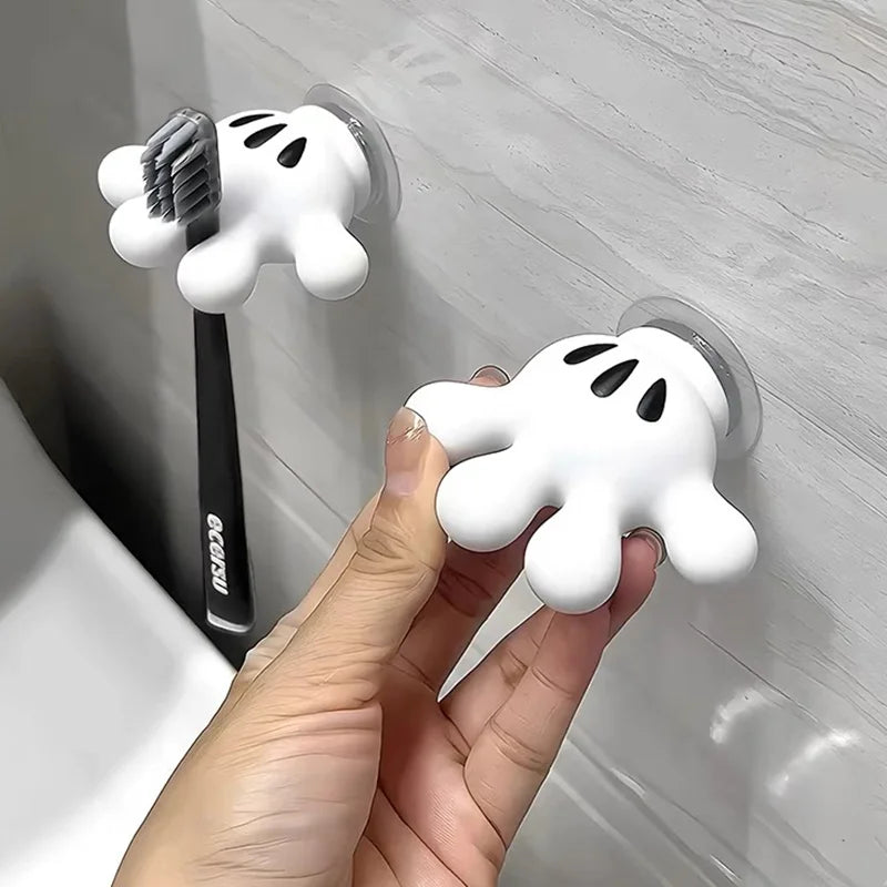 ELMAS Mickey Palm Toothbrush Holder Suction Cup Hook - Al Masam Stationery LLC