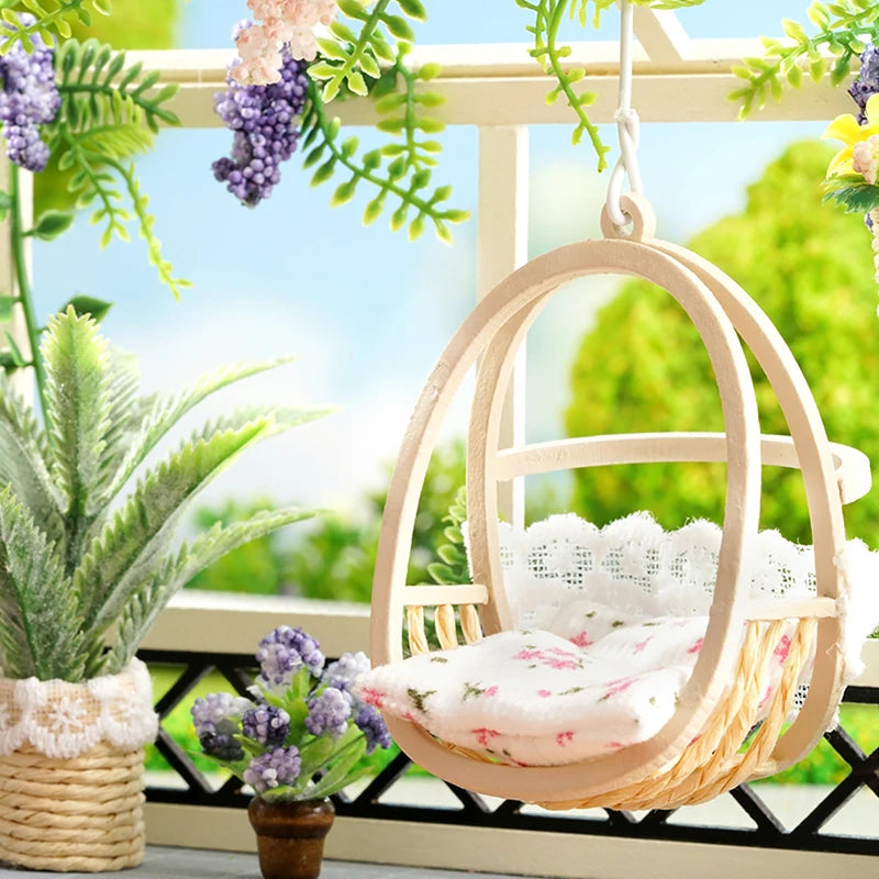 ELMAS Enchanted Dollhouse Kit with LED Lights & Furniture - Al Masam Stationery LLC