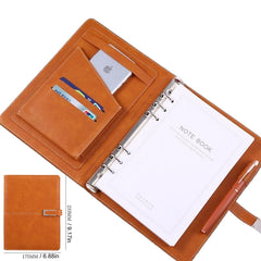 ELMAS A5 Planner Organizer with Binder Rings & Refills