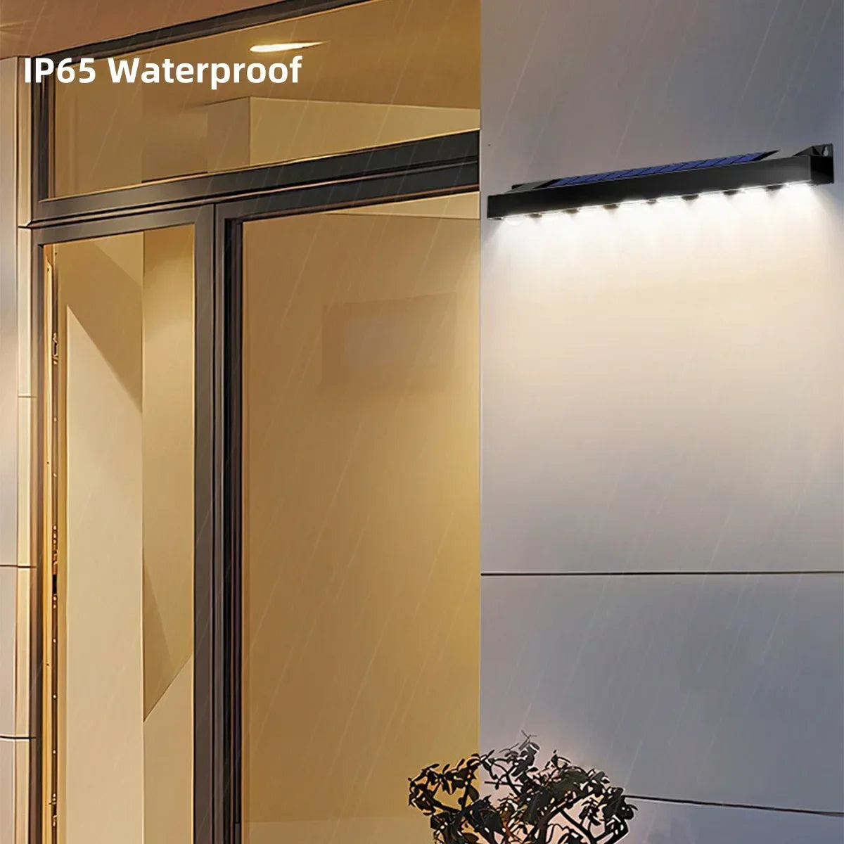 ELMAS Solar LED Wall Light for Outdoor Ambiance - Al Masam Stationery LLC