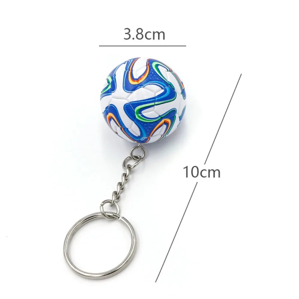 ELMAS Trendy Leather Football Keychain for Sports Lovers - Al Masam Stationery LLC