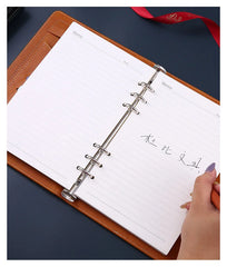 ELMAS A5 Binder Notebook with 2024 Agenda Planner