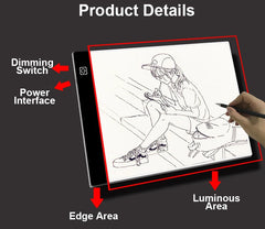 ELMAS Led Drawing Copy Pad Dimmable Animation Toy - Al Masam Stationery LLC