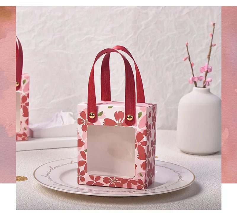 ELMAS Pink Cherry Blossom Candy Gift Boxes 10-100Pcs - Al Masam Stationery LLC