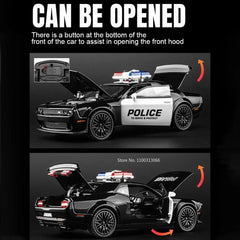 ELMAS 1:32 Scale Police Alloy Car Model with Lights & Sound - Al Masam Stationery LLC