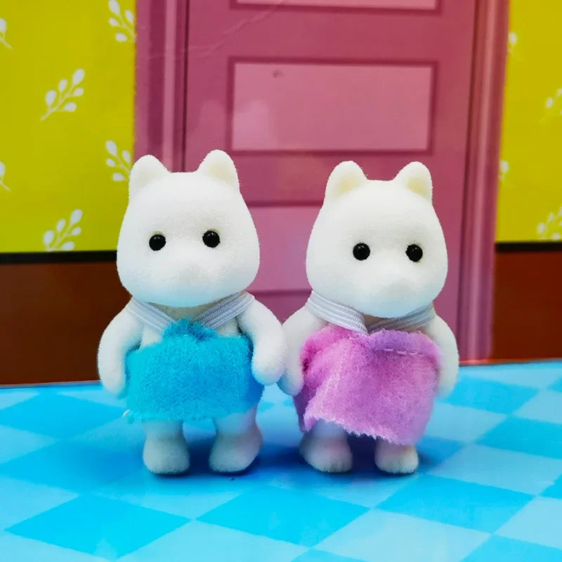 ELMAS Enchanted Forest Animal Family Dollhouse Set - Al Masam Stationery LLC