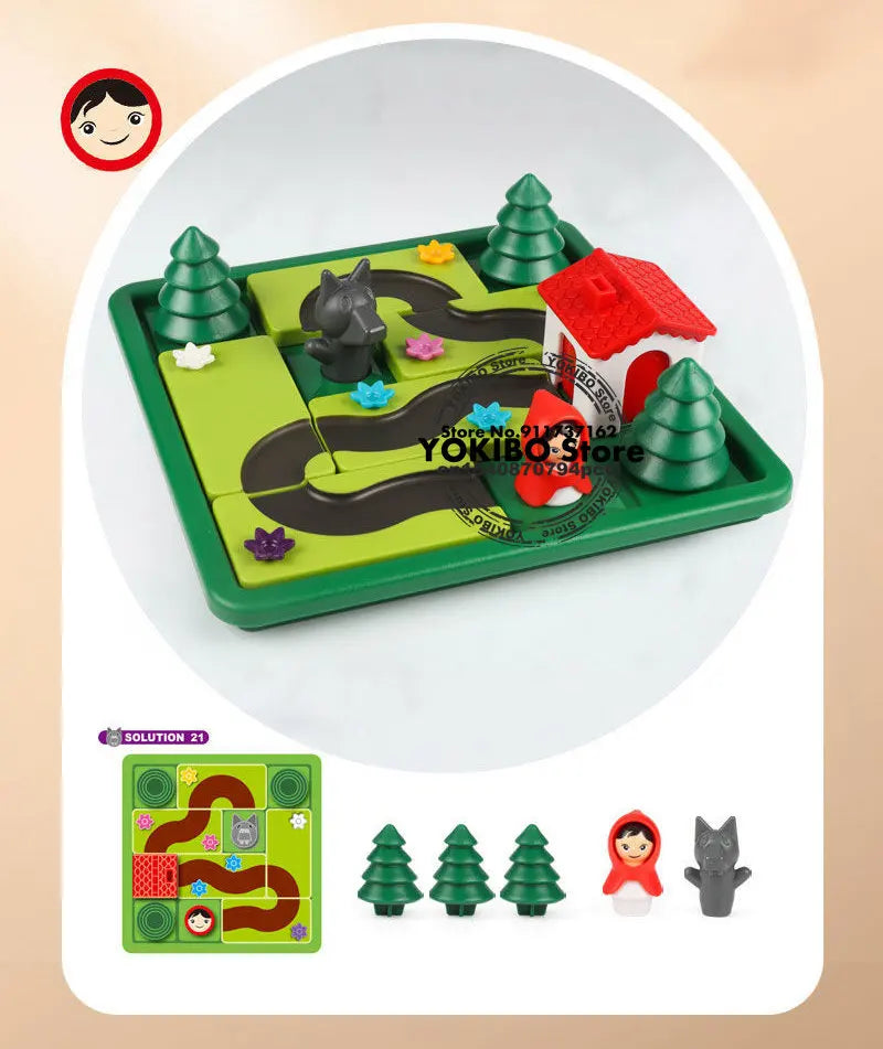 ELMAS Little Red Riding Hood IQ Training Puzzle Game - Al Masam Stationery LLC