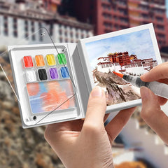 ELMAS Portable Mini Painting Notebook for Artists